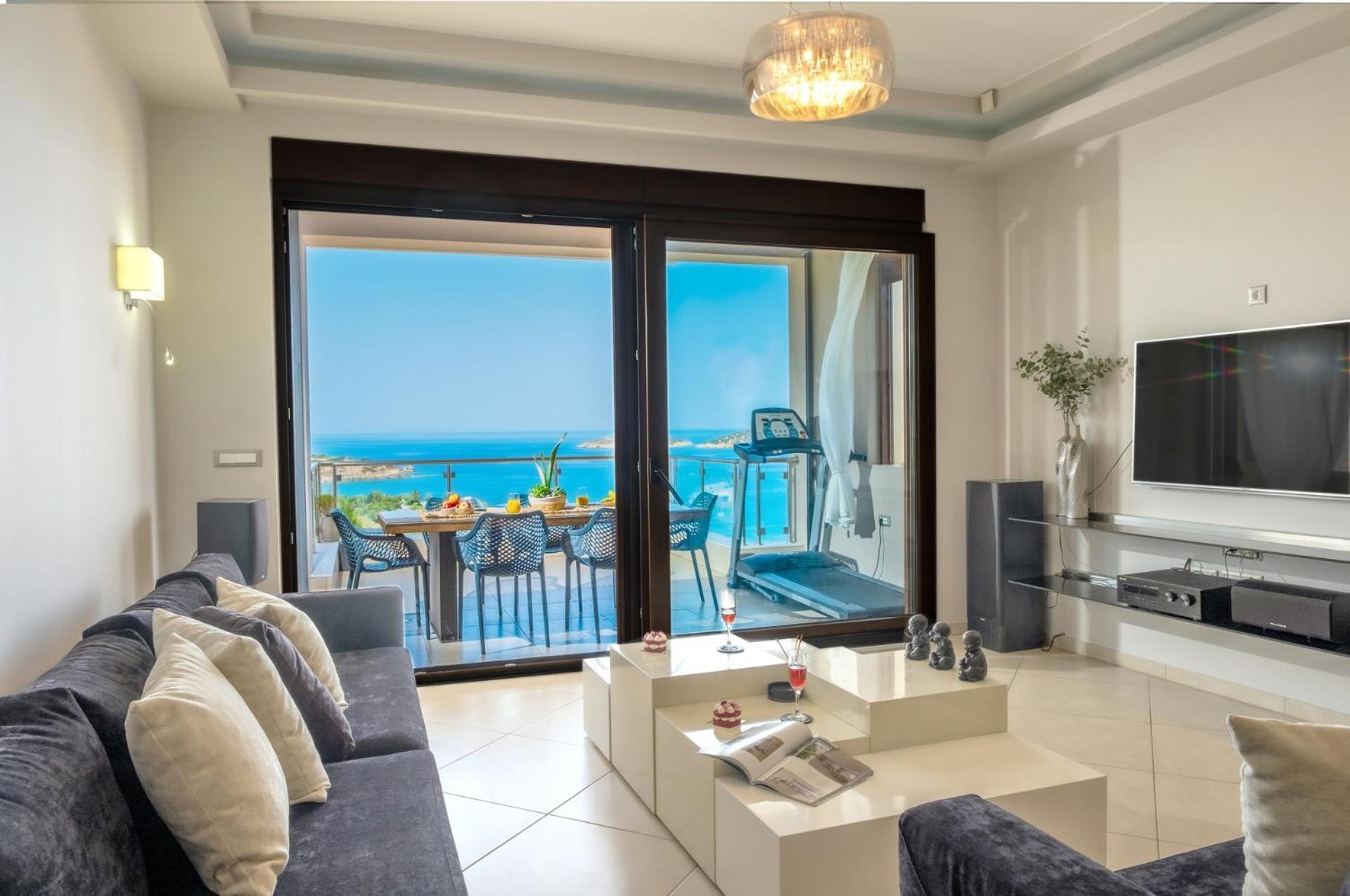Apartamento Thea Panoramic Sea View Ágios Nikolaos Exterior foto