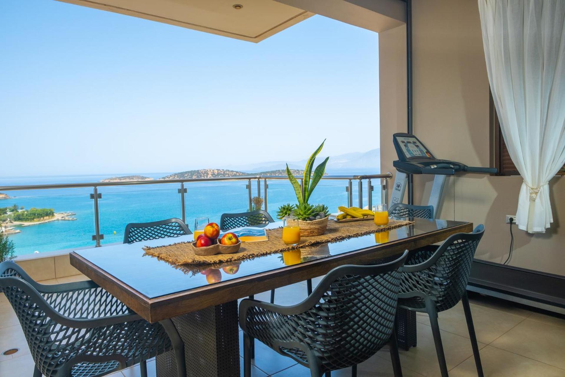 Apartamento Thea Panoramic Sea View Ágios Nikolaos Exterior foto