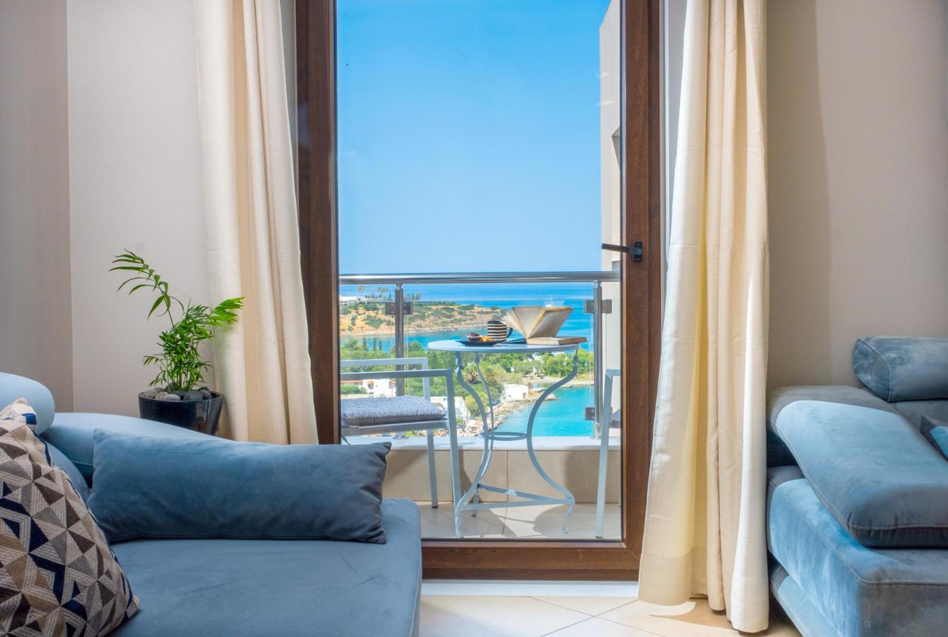 Apartamento Thea Panoramic Sea View Ágios Nikolaos Exterior foto
