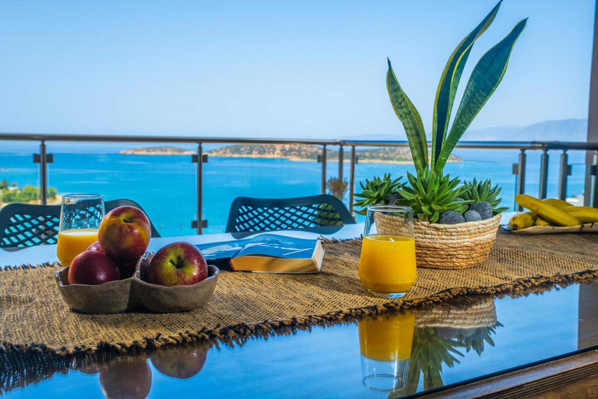 Apartamento Thea Panoramic Sea View Ágios Nikolaos Exterior foto